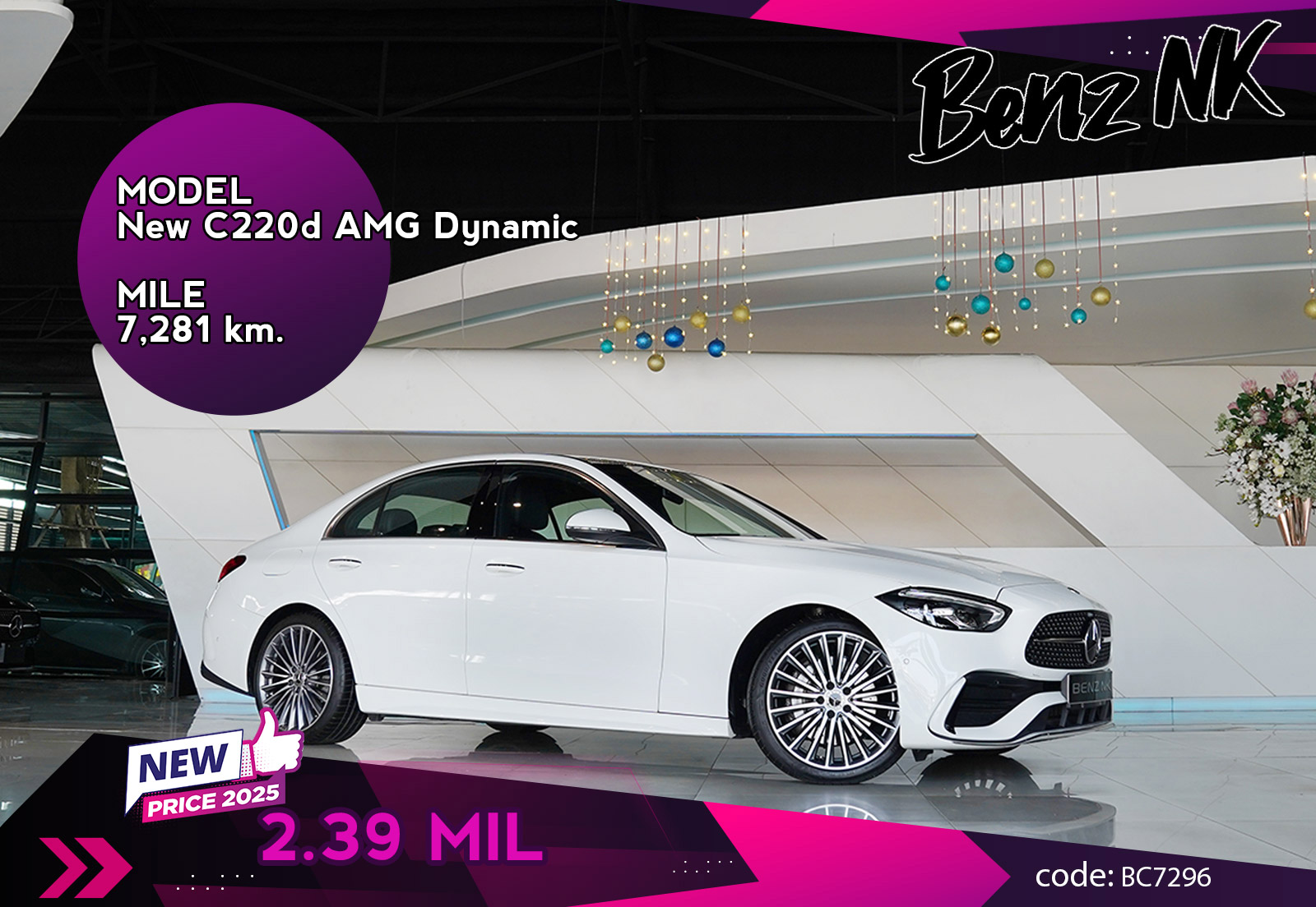 New C220d AMG Dynamic